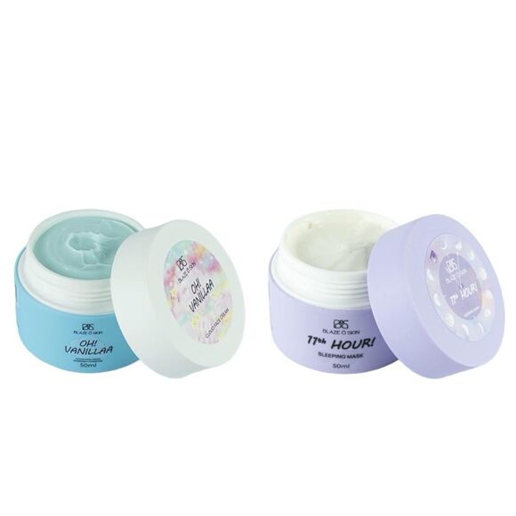 Moisturizer Facial Hydration Cream Sleeping Mask Hyaluronic Face Mask E2 - Picture 1 of 12